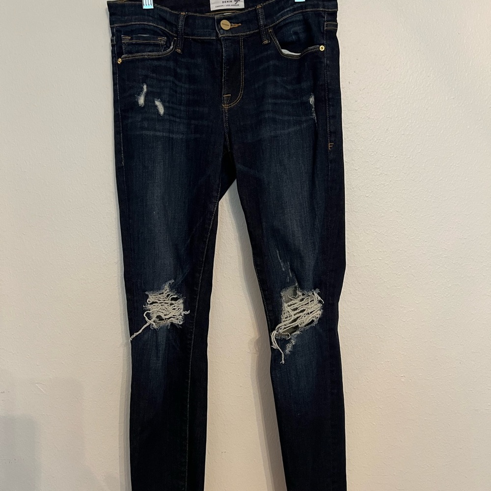 FRAME denim distressed jeans